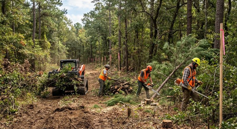 Pine Tree Clearing in Marietta, GA