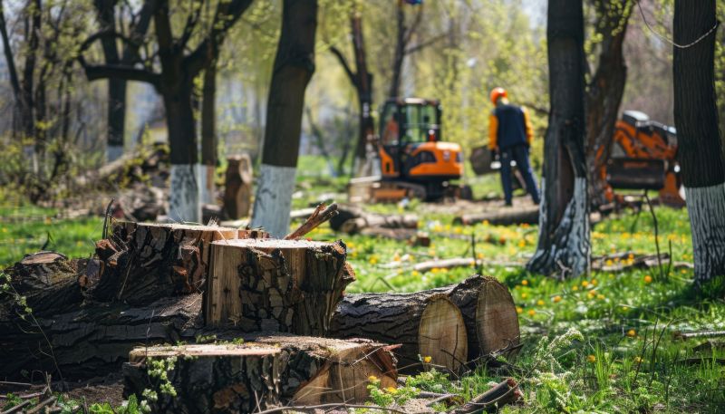 Local Bush Stump Removal pros at work